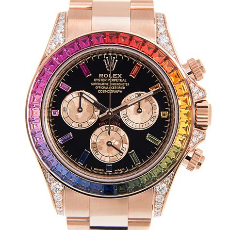 rolex cosmograph daytona rainbow|rolex 116595 rainbow price.